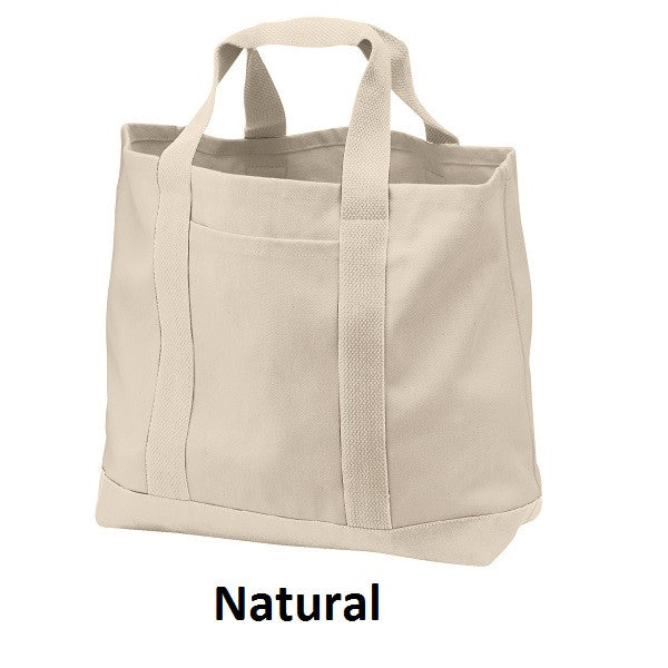 Two Tone Shopping Tote